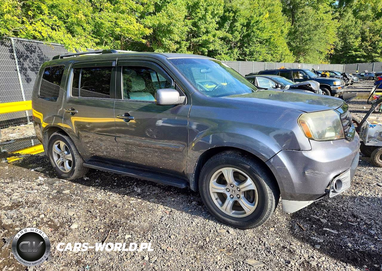 2012 Honda Pilot Ex VIN:5FNYF4H47CB008697 - 4