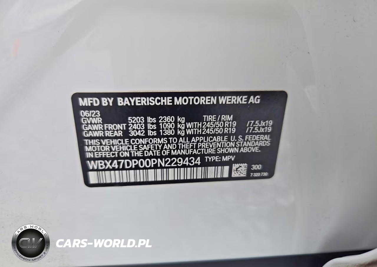2023 BMW X3 Sdrive30I VIN:WBX47DP00PN229434 - 14