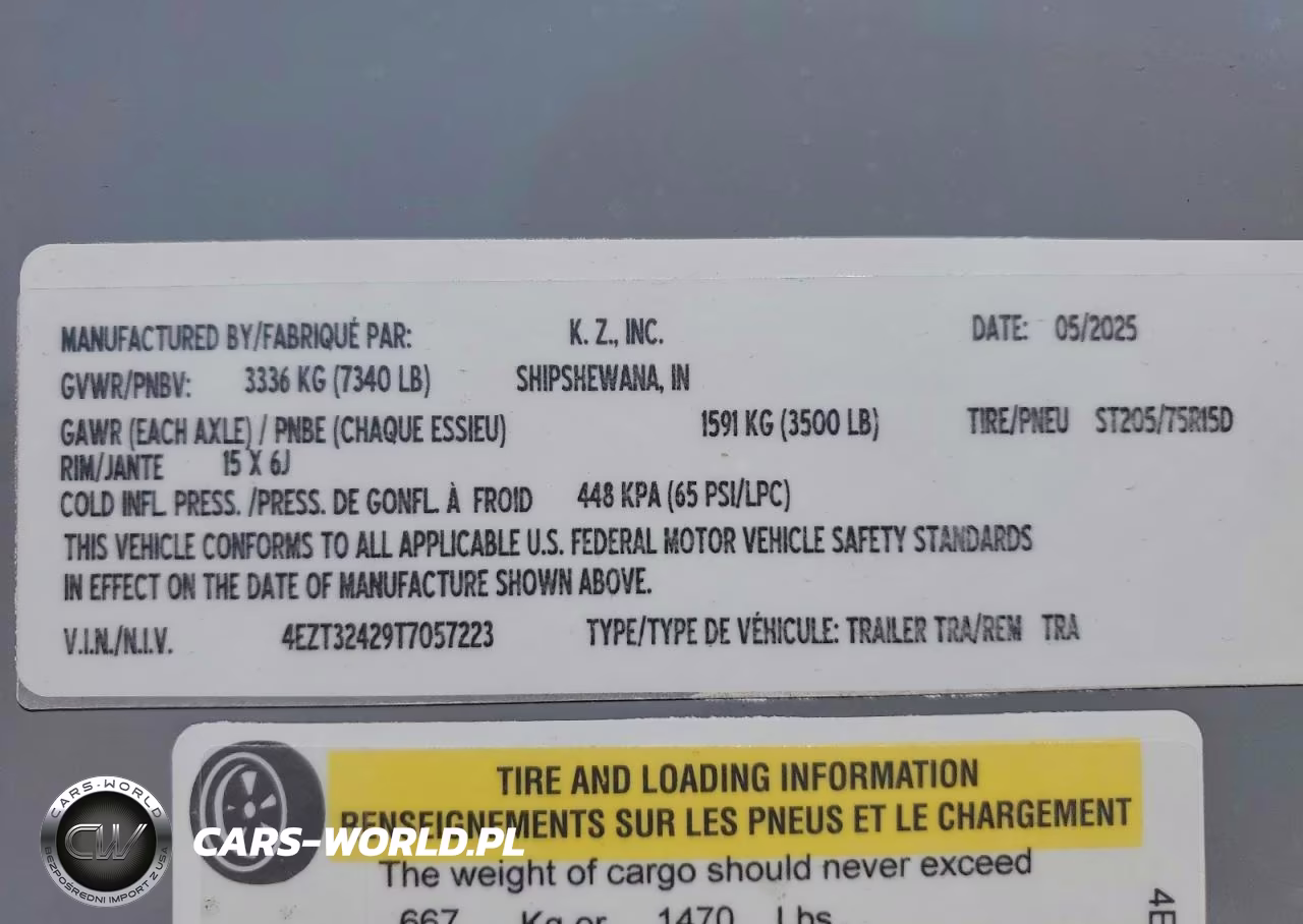 2026 Kz Stratus Camper VIN:4EZT32429T7057223 - 10