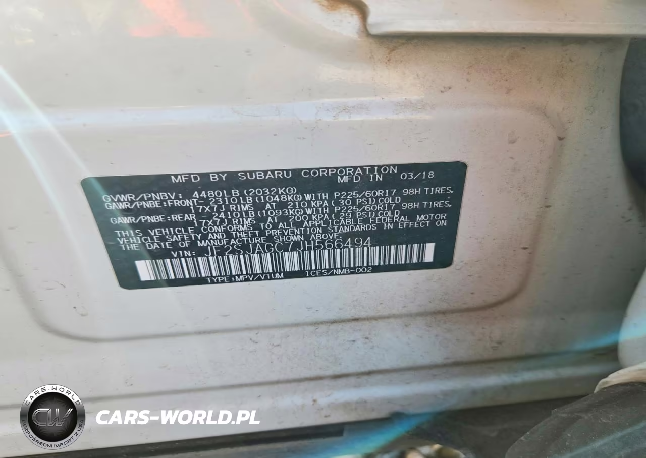 2018 Subaru Forester 2.5I Premium VIN:JF2SJAGC7JH566494 - 12