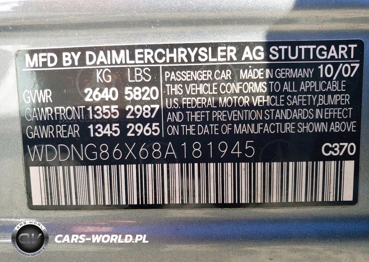 2008 Mercedes-Benz S 550 4Matic VIN:WDDNG86X68A181945 - 12