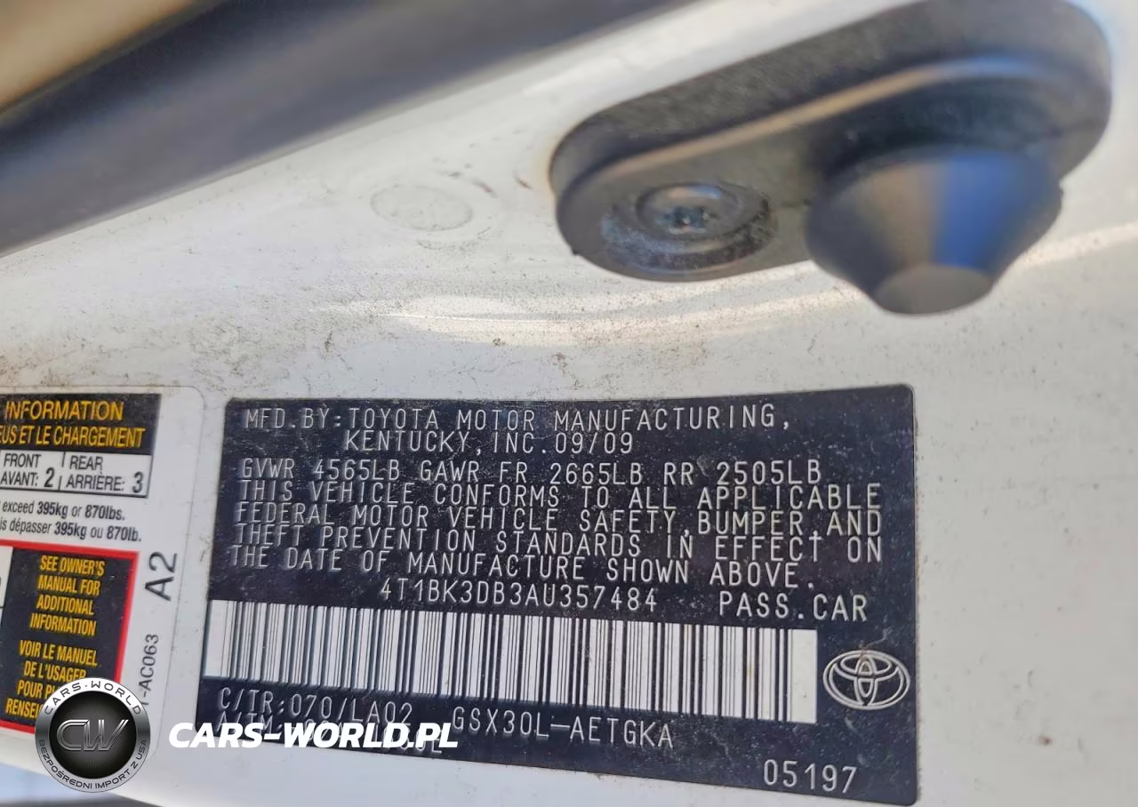 2010 Toyota Avalon Xls VIN:4T1BK3DB3AU357484 - 12