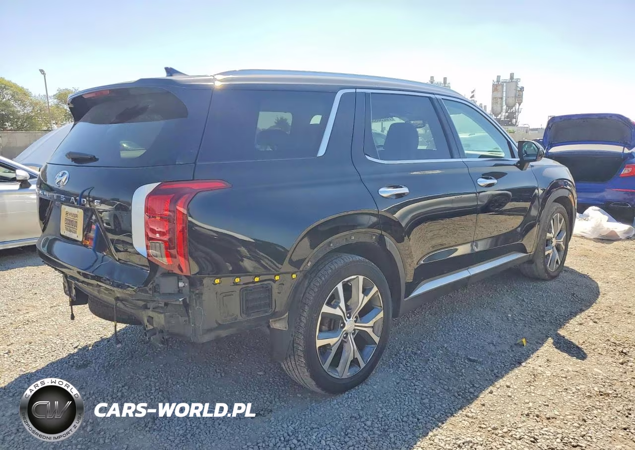 2022 Hyundai Palisade Sel VIN:KM8R44HE8NU362964 - 3