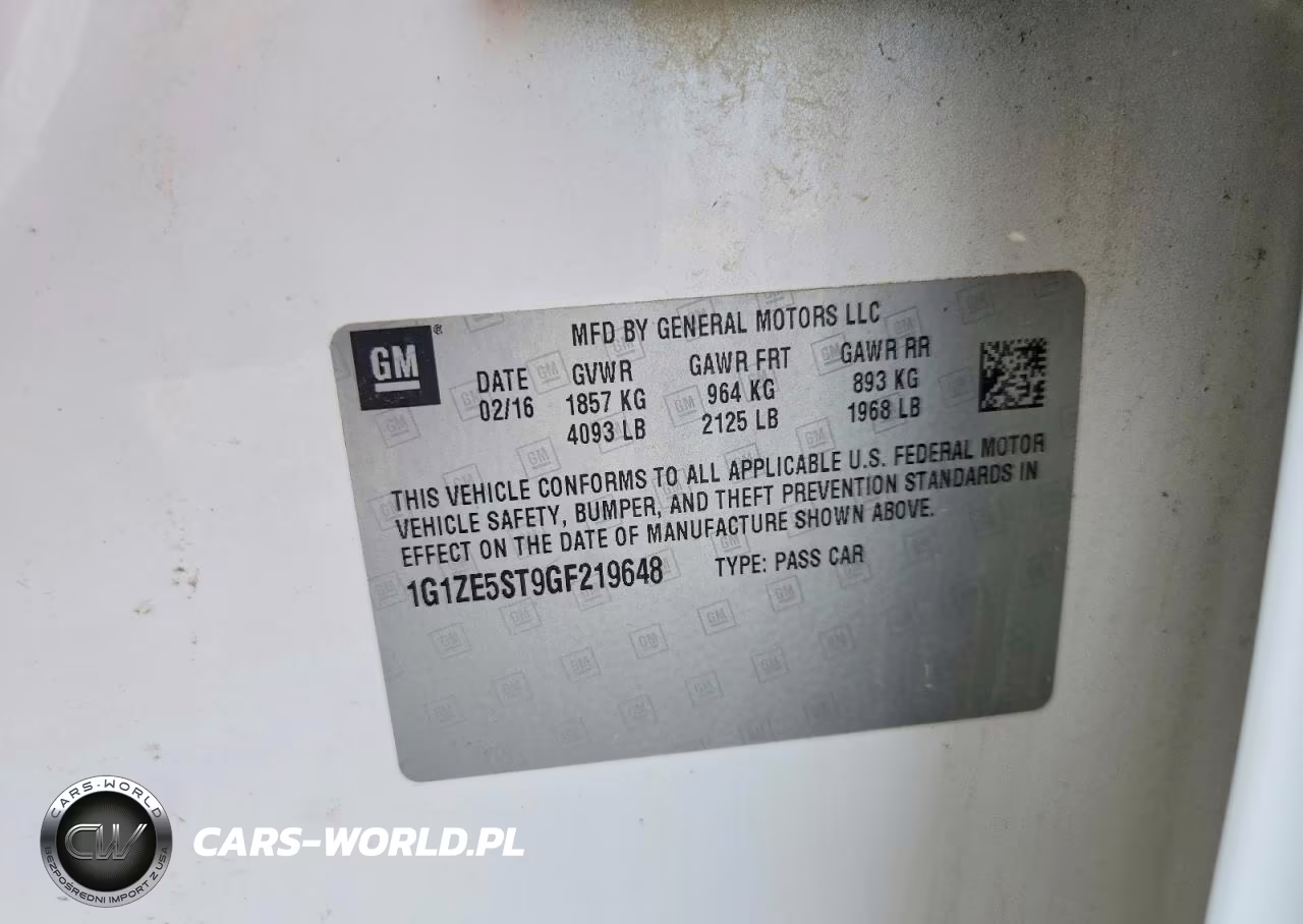 2016 Chevrolet Malibu Lt VIN:1G1ZE5ST9GF219648 - 12