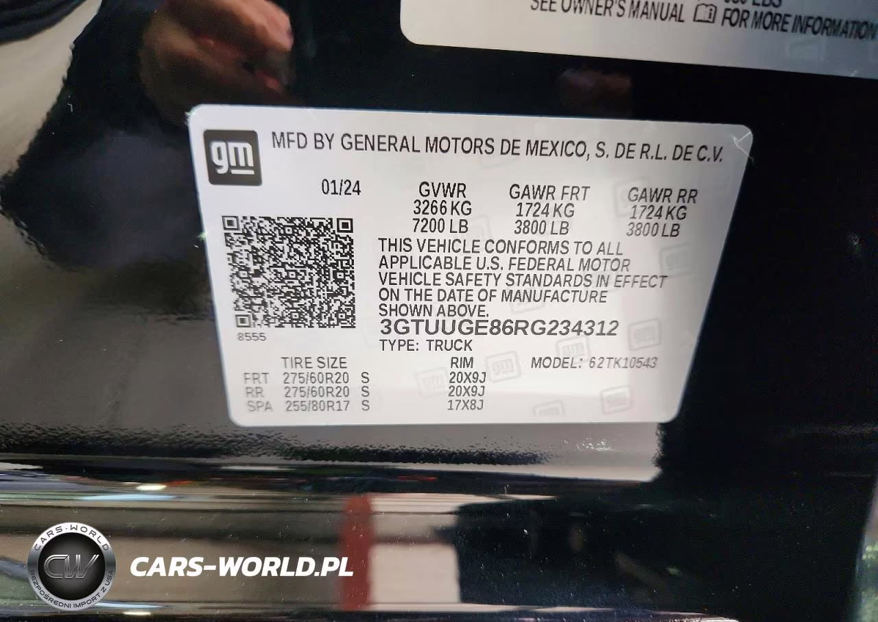 2024 GMC Sierra K1500 Denali VIN:3GTUUGE86RG234312 - 13