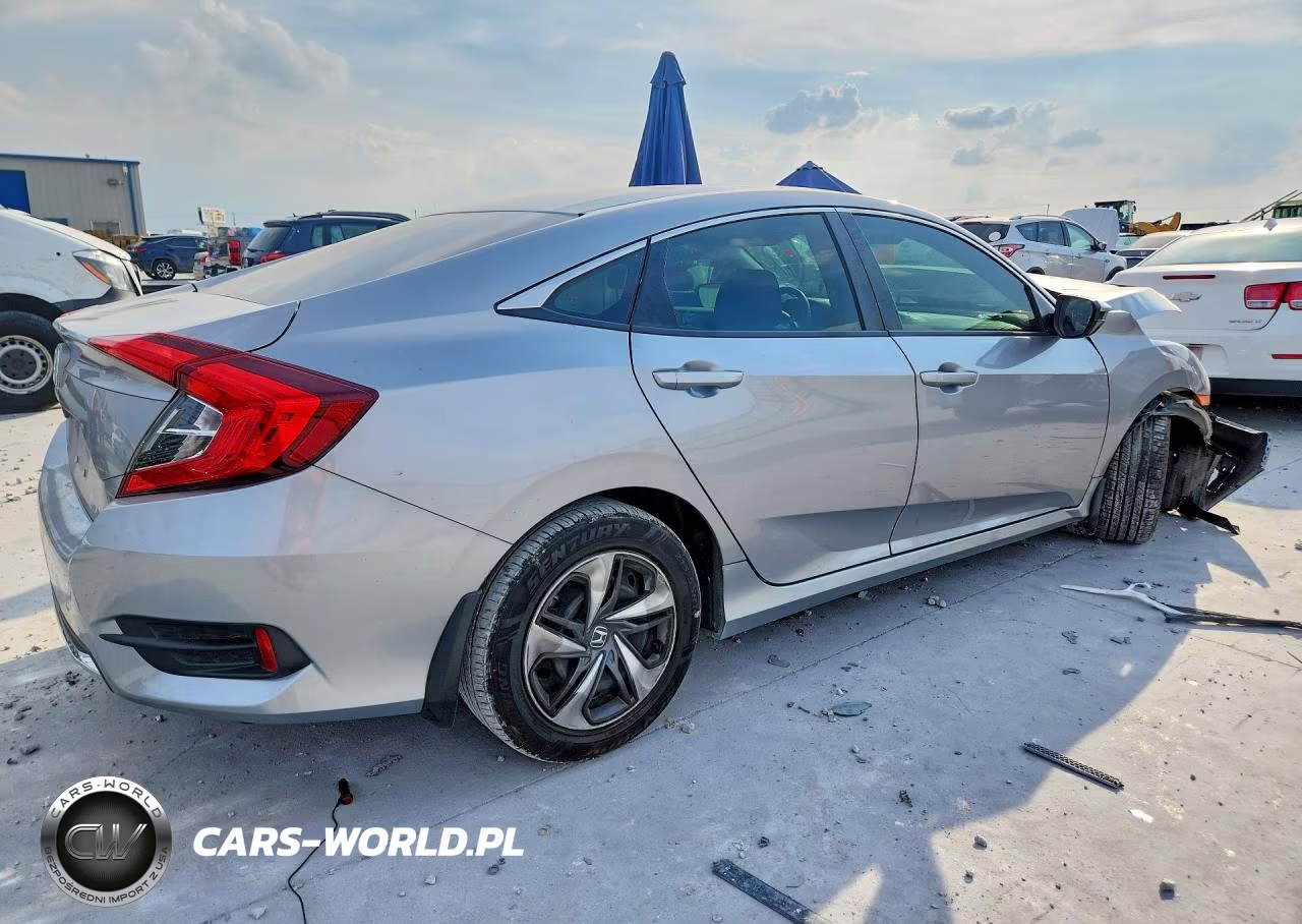 2019 Honda Civic Lx VIN:19XFC2F67KE008485 - 3
