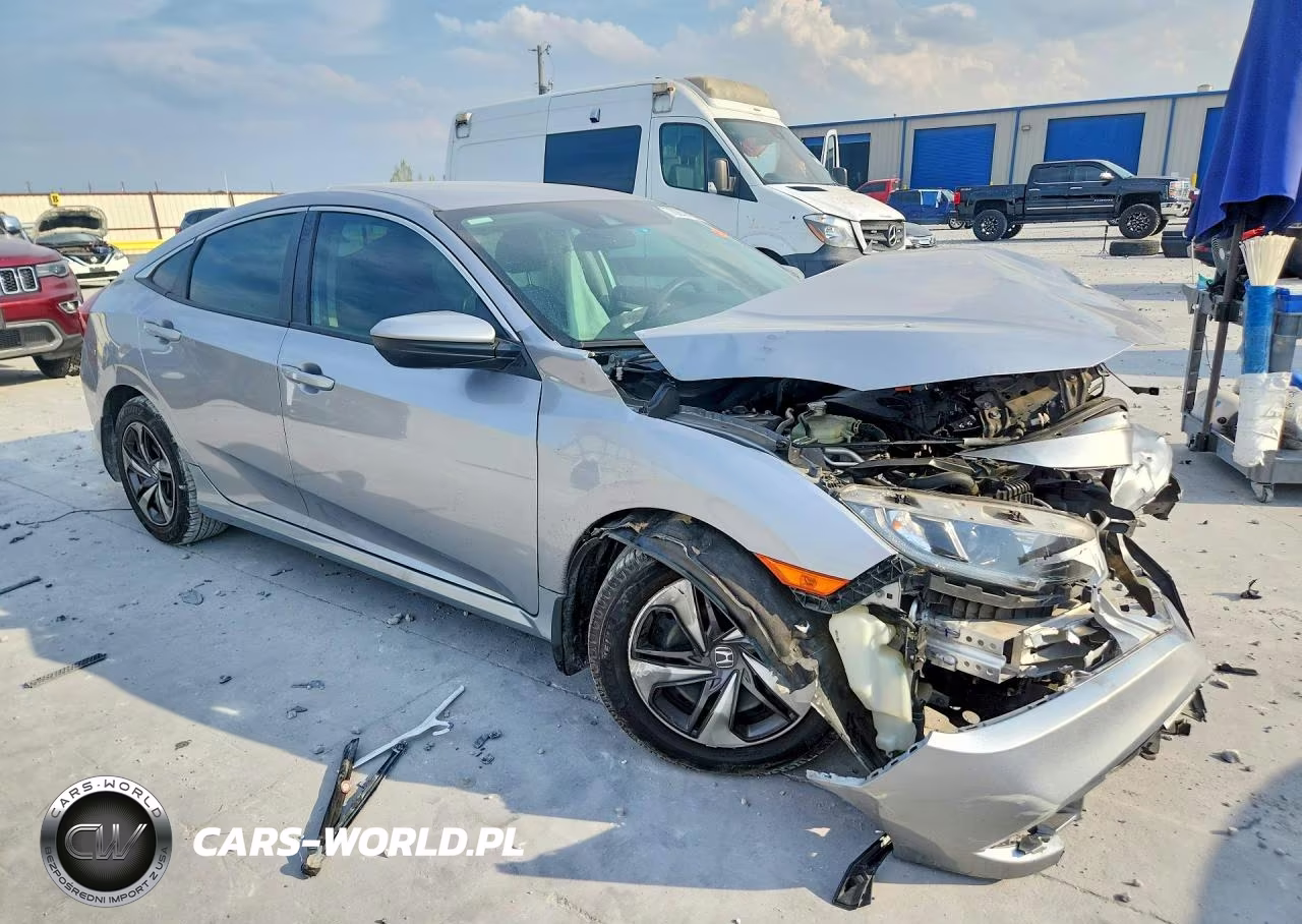 2019 Honda Civic Lx VIN:19XFC2F67KE008485 - 4