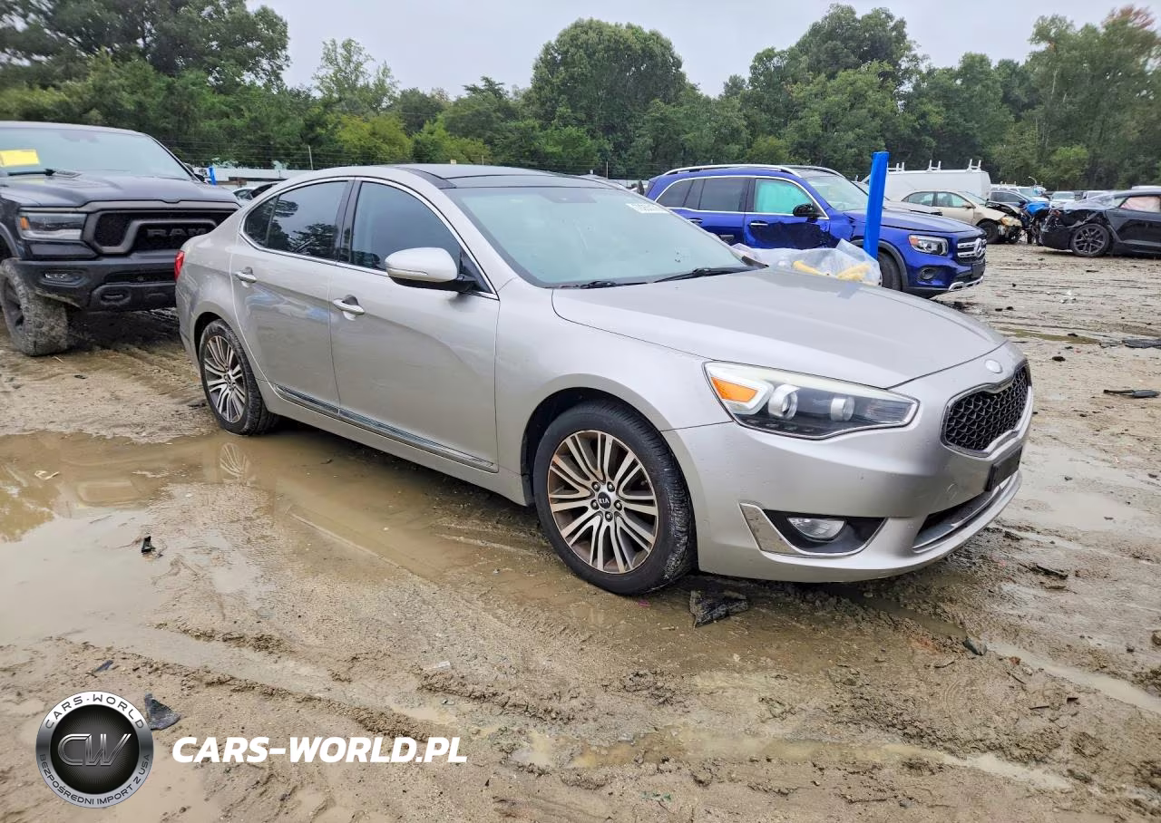 2014 Kia Cadenza Premium VIN:KNALN4D72E5124744 - 4