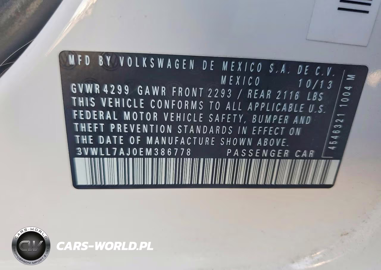 2014 Volkswagen Jetta Tdi VIN:3VWLL7AJ0EM386778 - 12