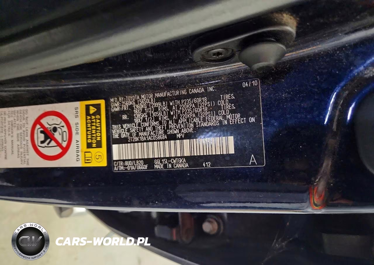 2010 Lexus Rx 350 VIN:2T2BK1BA1AC058684 - 14