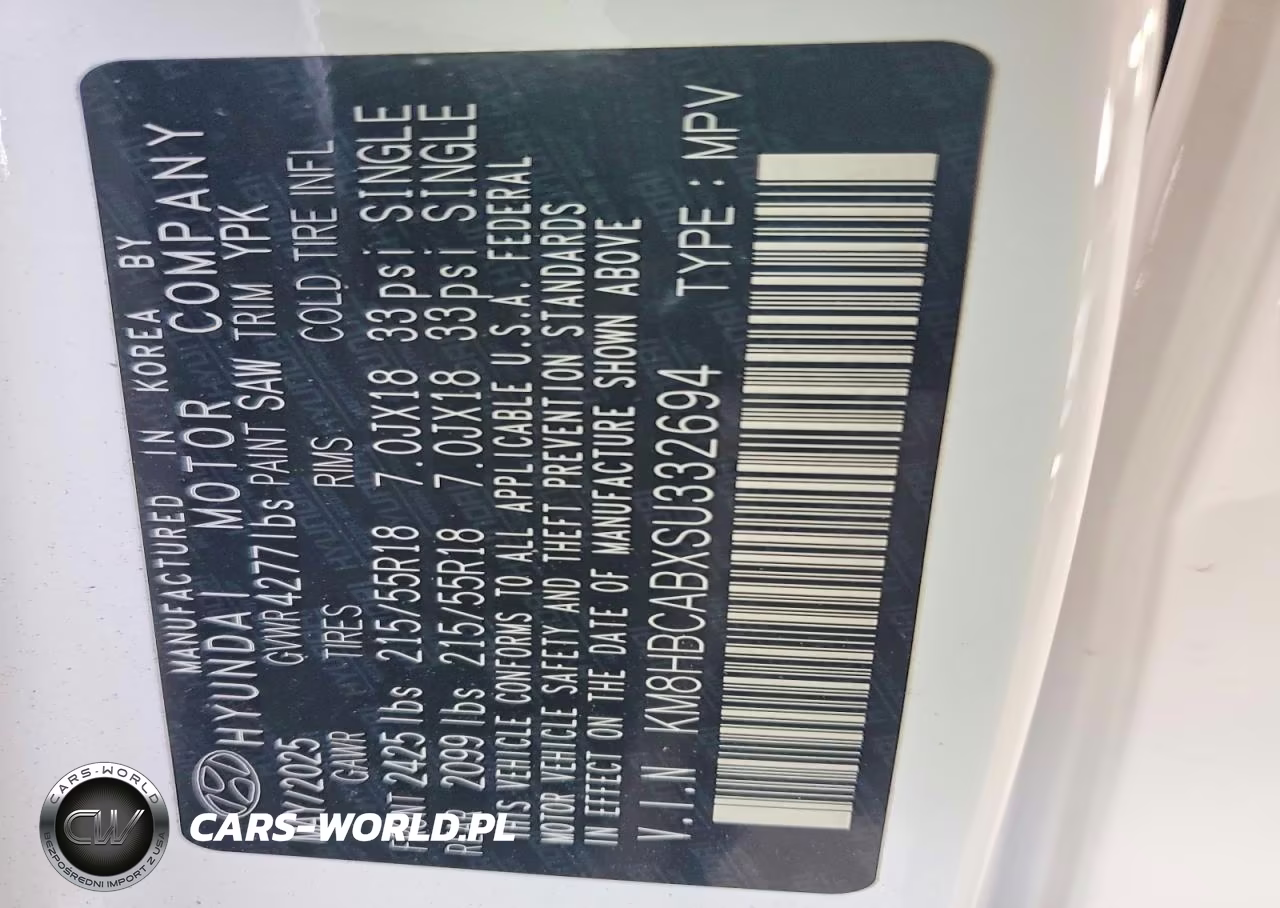 2025 Hyundai Kona Sel VIN:KM8HBCABXSU332694 - 14