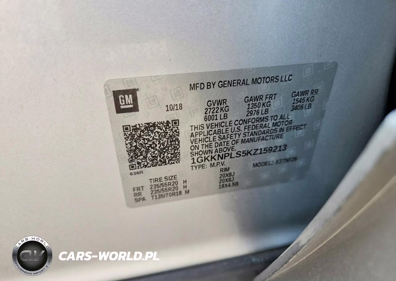 2019 GMC Acadia Denali VIN:1GKKNPLS5KZ159213 - 13