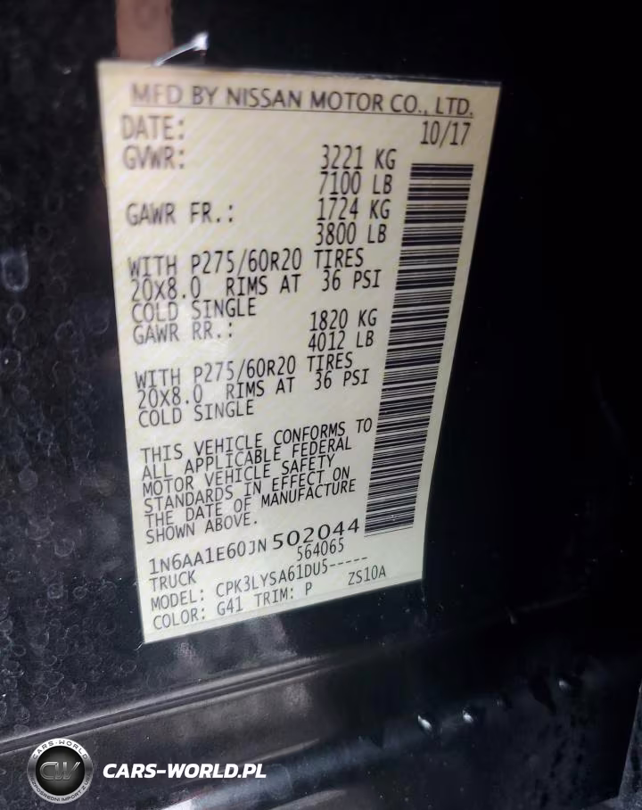 2018 Nissan Titan Platinum Reserve VIN:1N6AA1E60JN502044 - 12