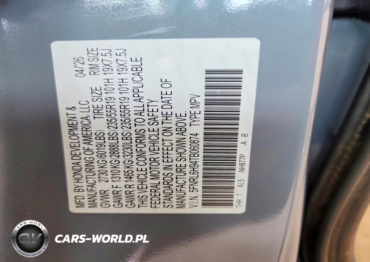 2026 Honda Odyssey Elite VIN:5FNRL6H94TB060874 - 14