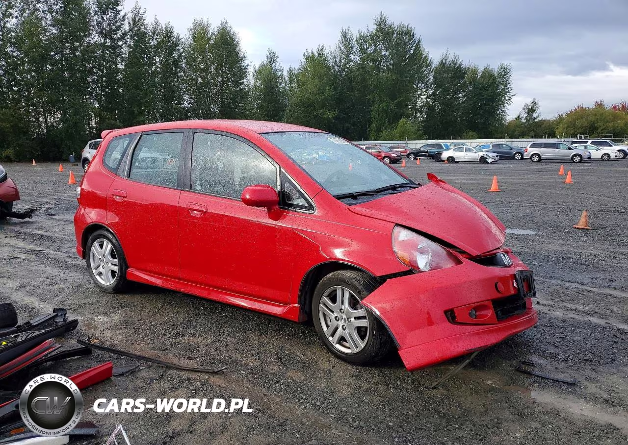 2007 Honda Fit S VIN:JHMGD37637S000294 - 4