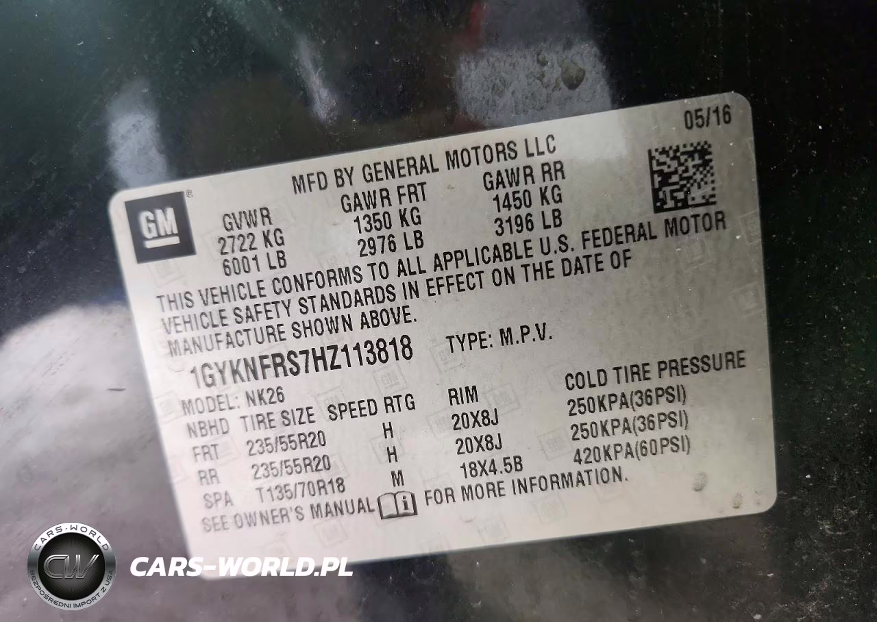 2017 Cadillac Xt5 Platinum VIN:1GYKNFRS7HZ113818 - 13