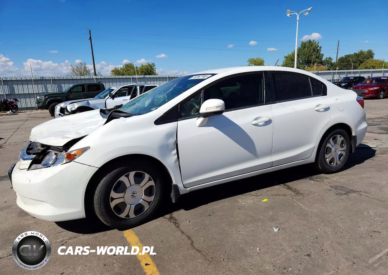 2012 Honda Civic Hybrid VIN:JHMFB4F23CS008654 - 1