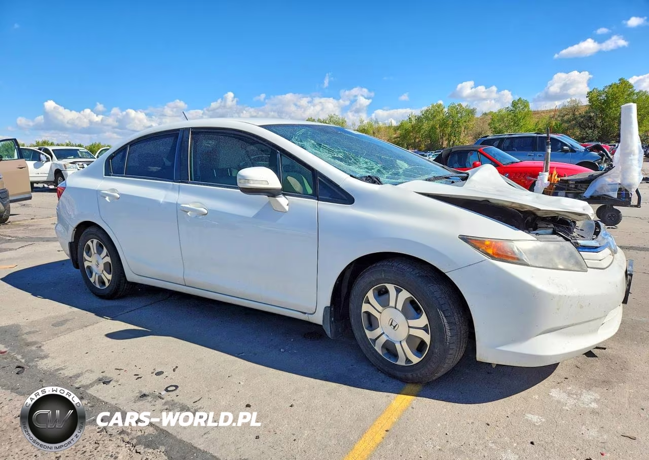 2012 Honda Civic Hybrid VIN:JHMFB4F23CS008654 - 4