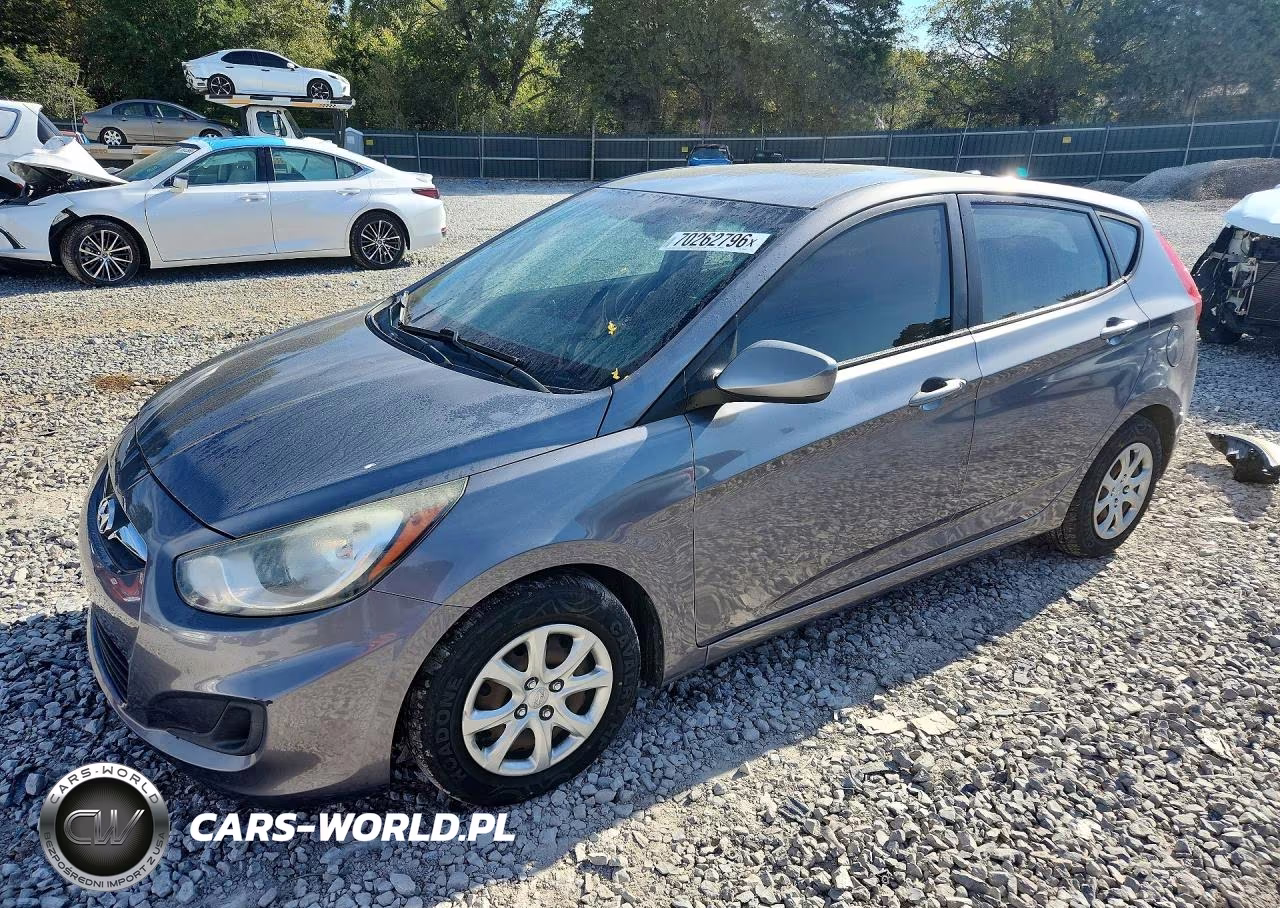 2014 Hyundai Accent Gs VIN:KMHCT5AE8EU189343 - 1