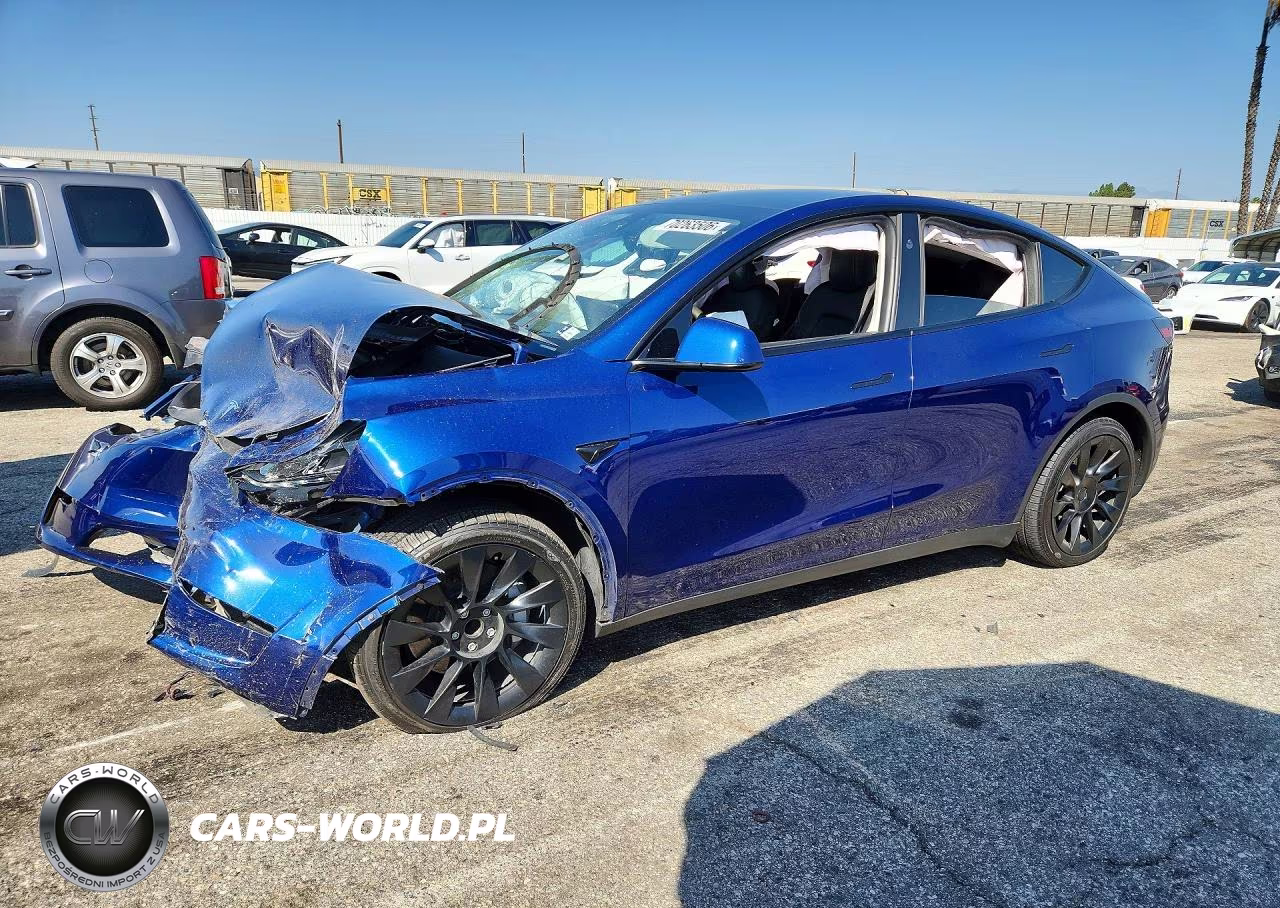 2024 Tesla Model Y VIN:7SAYGDEDXRF092365 - 1