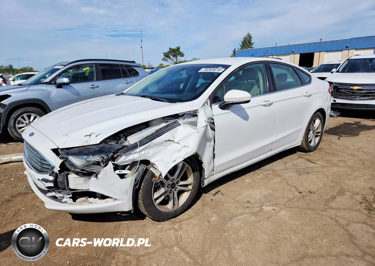 2018 Ford Fusion Se VIN:3FA6P0H79JR129448 - 1
