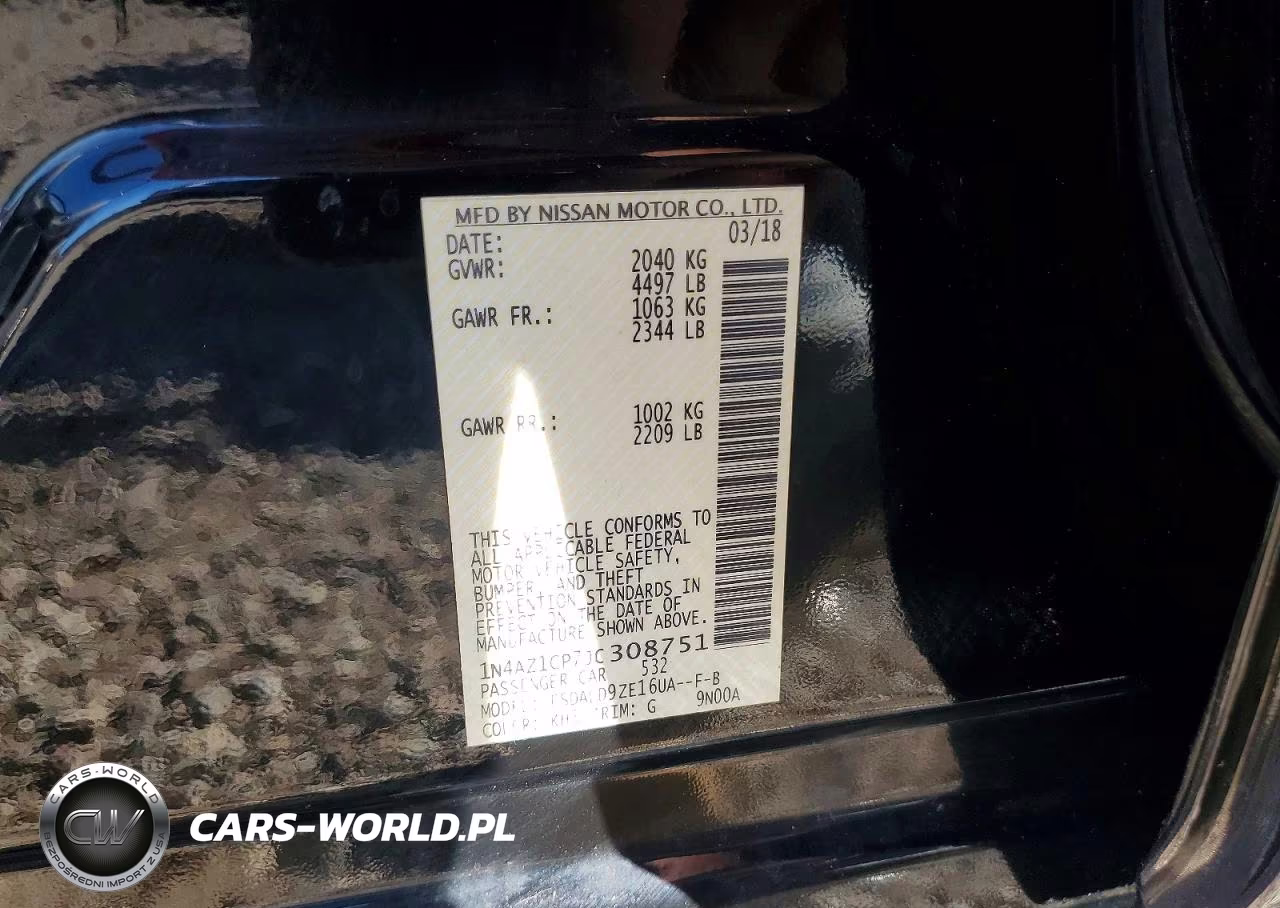 2018 Nissan Leaf Sv VIN:1N4AZ1CP7JC308751 - 12