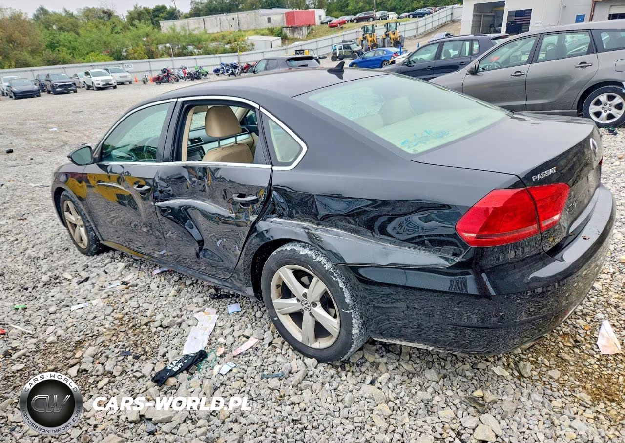 2012 Volkswagen Passat Se VIN:1VWBP7A31CC037628 - 2