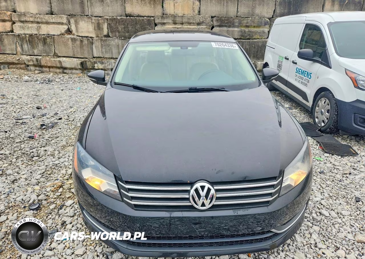 2012 Volkswagen Passat Se VIN:1VWBP7A31CC037628 - 5