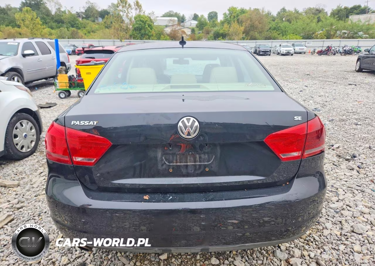 2012 Volkswagen Passat Se VIN:1VWBP7A31CC037628 - 6