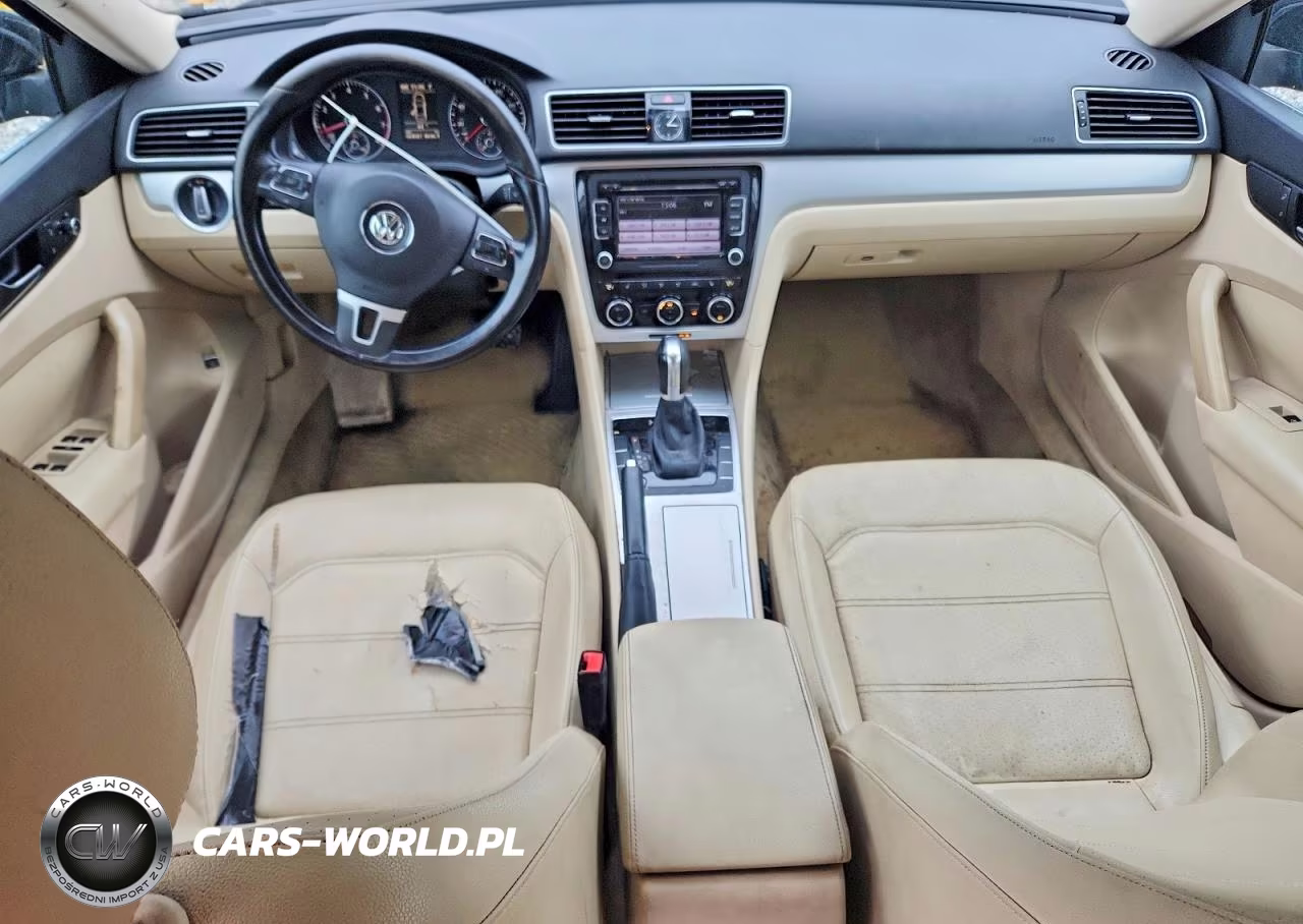 2012 Volkswagen Passat Se VIN:1VWBP7A31CC037628 - 8