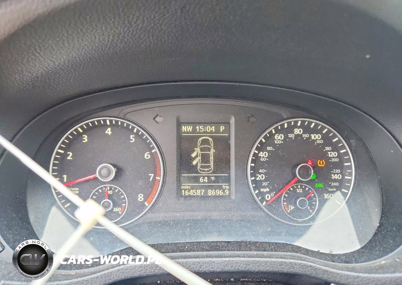 2012 Volkswagen Passat Se VIN:1VWBP7A31CC037628 - 9