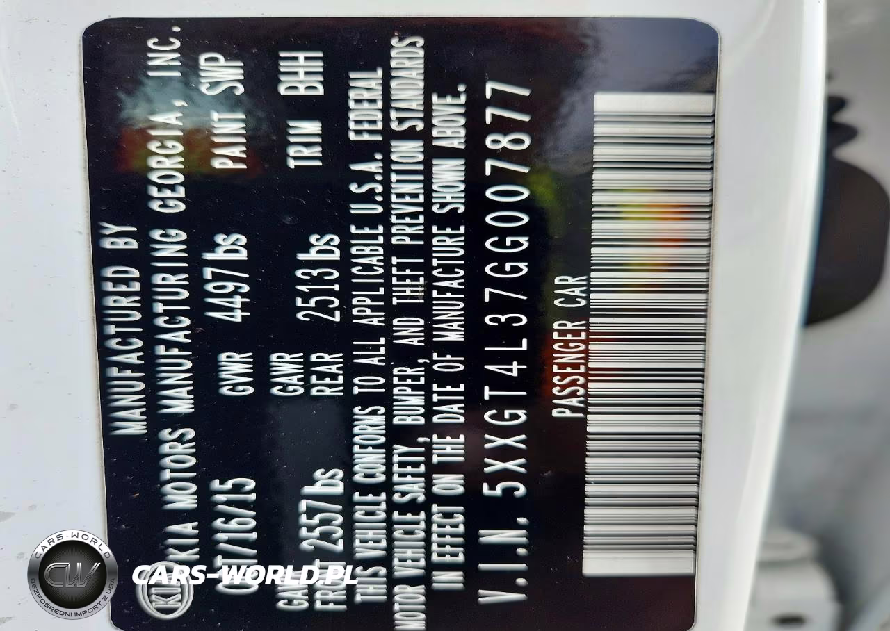 2016 Kia Optima Lx VIN:5XXGT4L37GG007877 - 12