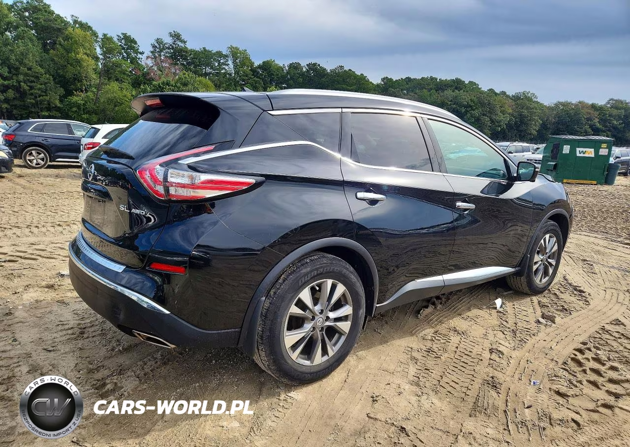 2015 Nissan Murano Sl VIN:5N1AZ2MH2FN230376 - 3