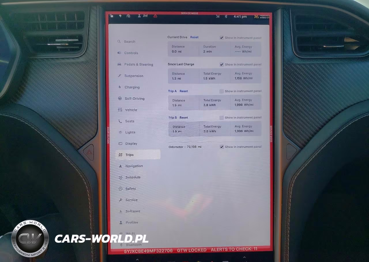 2021 Tesla Model X VIN:5YJXCBE49MF322706 - 9