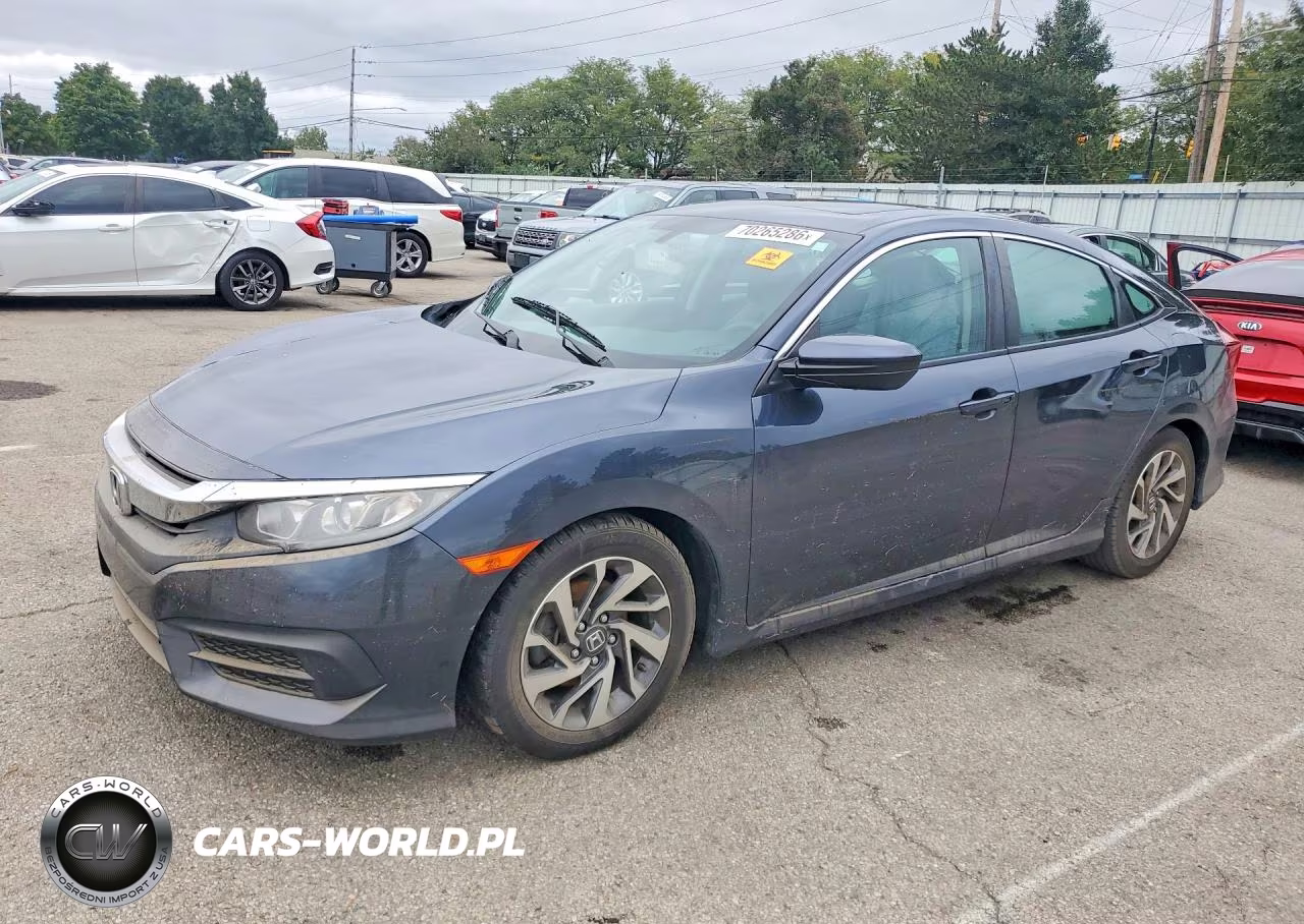 2017 Honda Civic Ex VIN:19XFC2F77HE058160 - 1