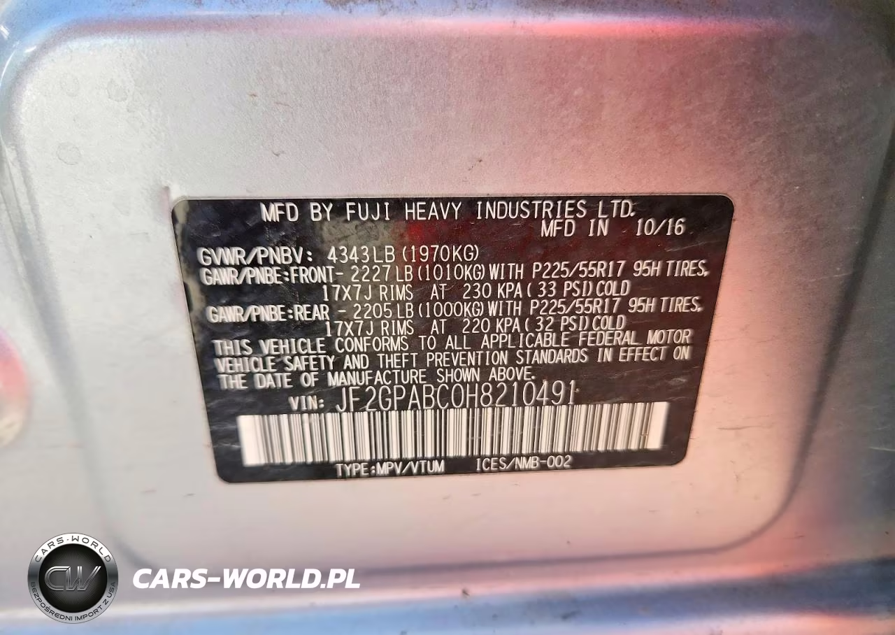 2017 Subaru Crosstrek Premium VIN:JF2GPABC0H8210491 - 12