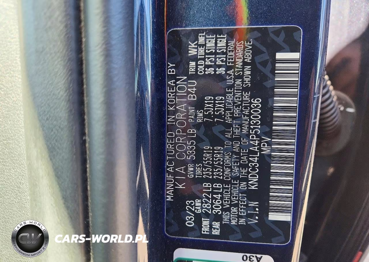 2023 Kia Ev6 Wind VIN:KNDC34LA4P5130036 - 12