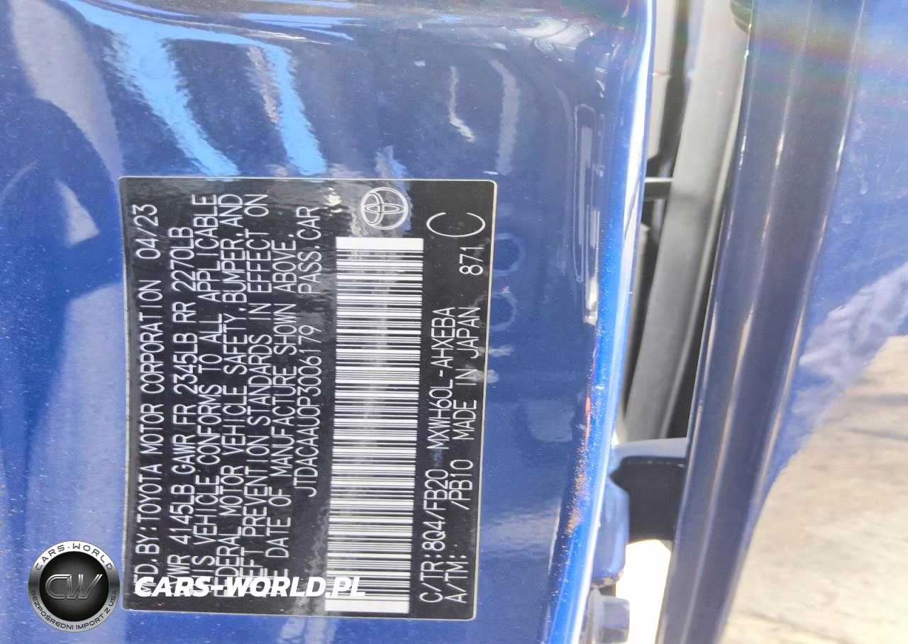 2023 Toyota Prius Le VIN:JTDACAAU0P3006179 - 12