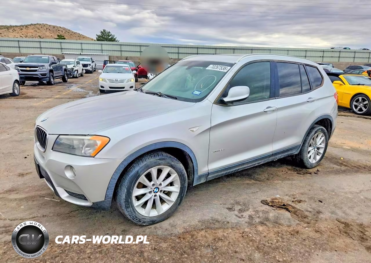 2013 BMW X3 xDrive28I VIN:5UXWX9C52D0A11249 - 2