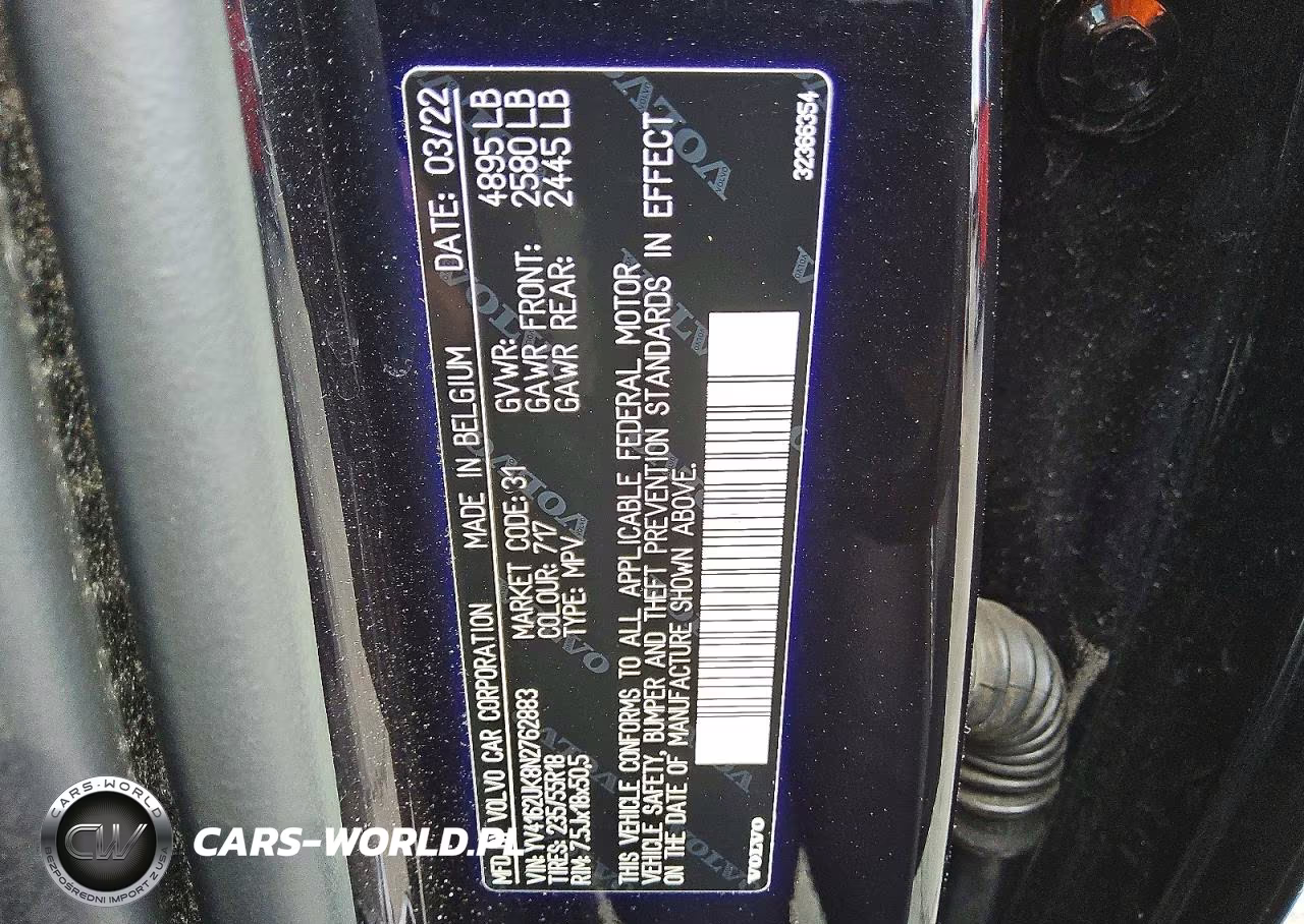 2022 Volvo Xc40 T5 Momentum VIN:YV4162UK8N2762883 - 13