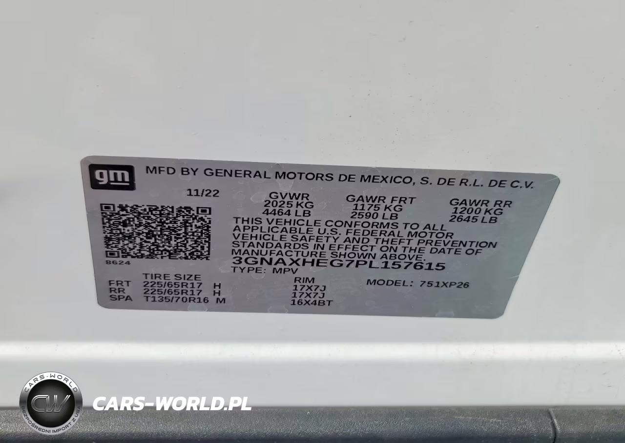 2023 Chevrolet Equinox Ls VIN:3GNAXHEG7PL157615 - 12