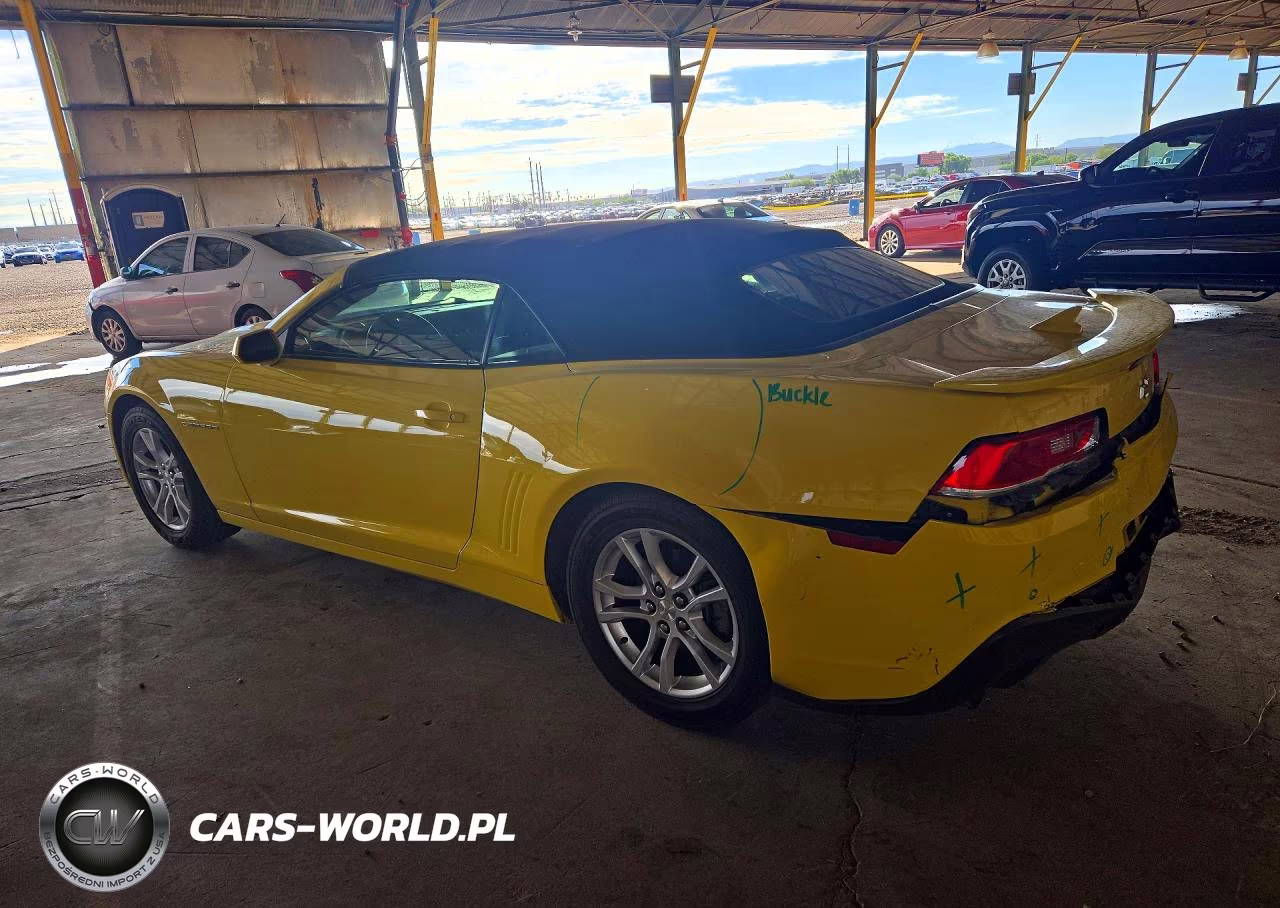 2014 Chevrolet Camaro Lt VIN:2G1FB3D34E9307249 - 2