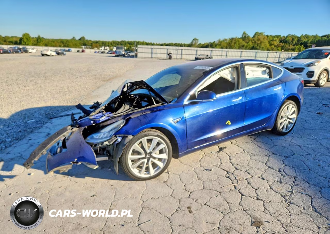2018 Tesla Model 3 VIN:5YJ3E1EA8JF038424 - 1