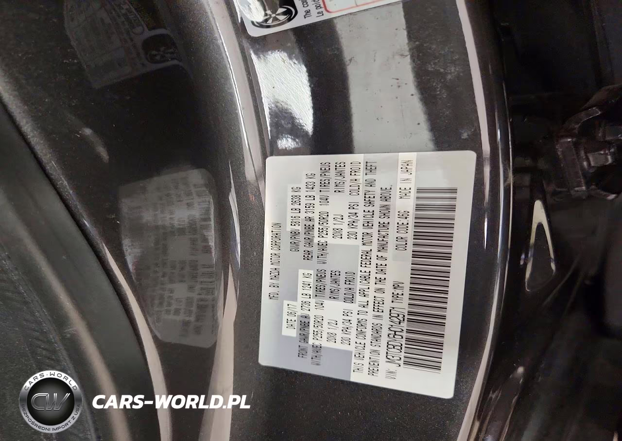 2017 Mazda Cx-9 Grand Touring VIN:JM3TCBDY6H0142971 - 14