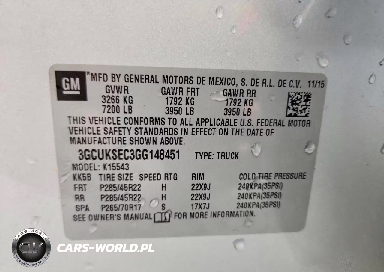 2016 Chevrolet Silverado K1500 Ltz VIN:3GCUKSEC3GG148451 - 12