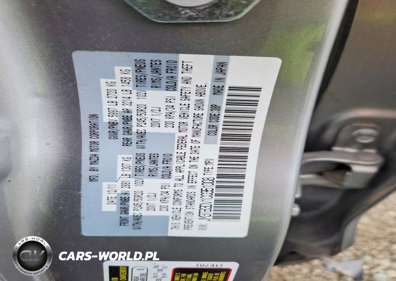 2012 Mazda Cx-9 VIN:JM3TB3DV1C0351008 - 14