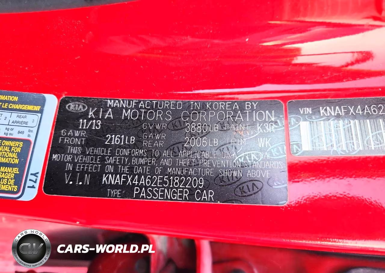 2014 Kia Forte Lx VIN:KNAFX4A62E5182209 - 12