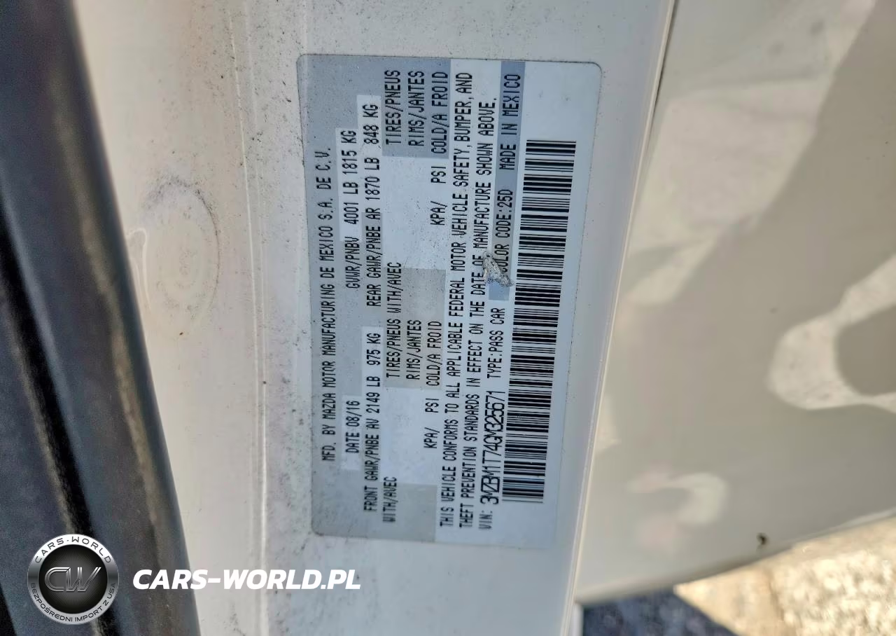 2016 Mazda 3 Sport VIN:3MZBM1T74GM325671 - 13