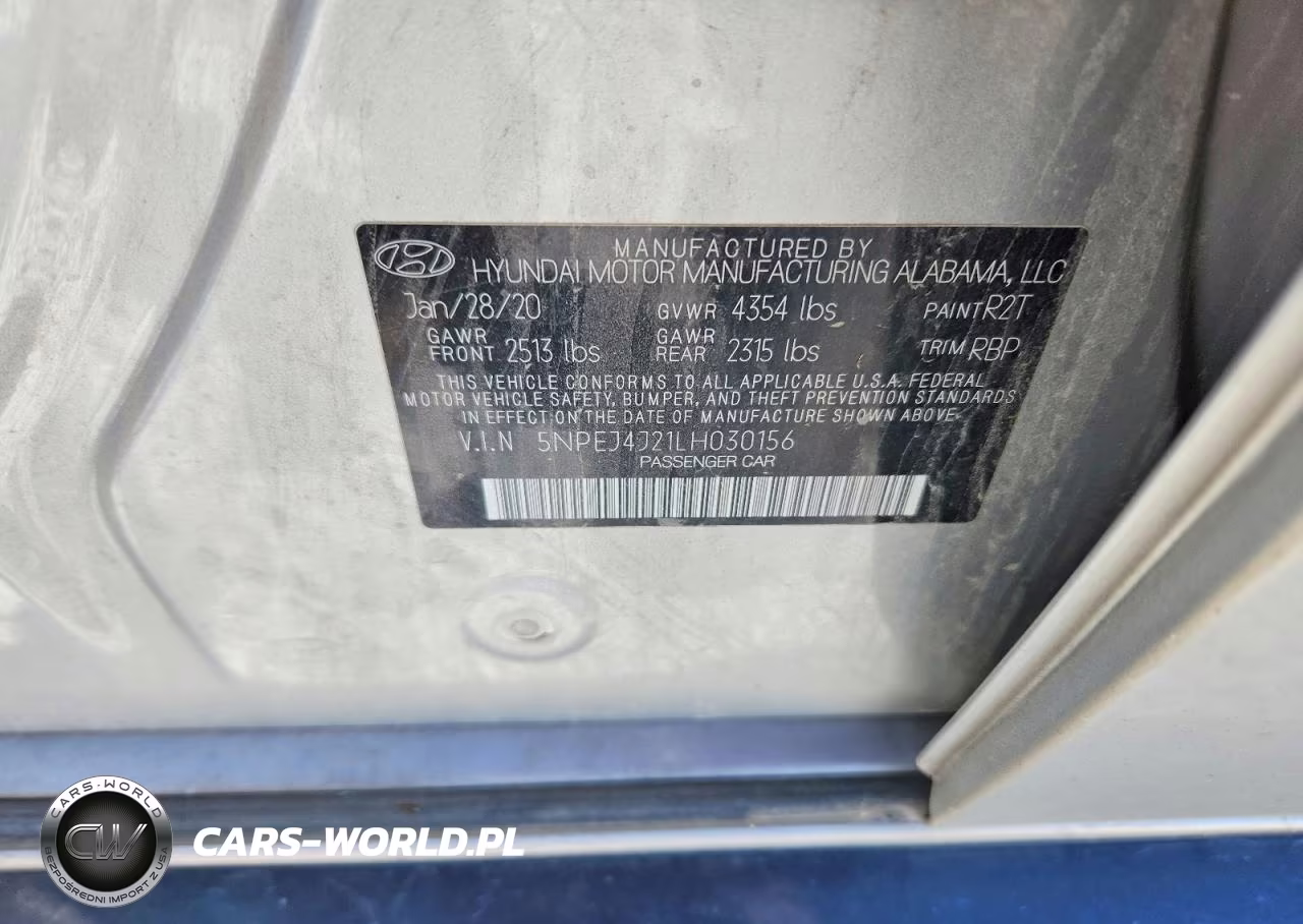 2020 Hyundai Sonata Sel Plus VIN:5NPEJ4J21LH030156 - 12