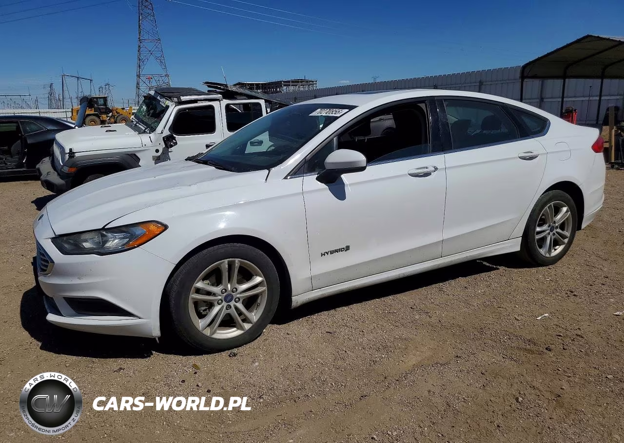 2018 Ford Fusion Se Hybrid VIN:3FA6P0LUXJR116317 - 1